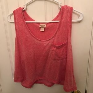 Pink crop top worn a few times